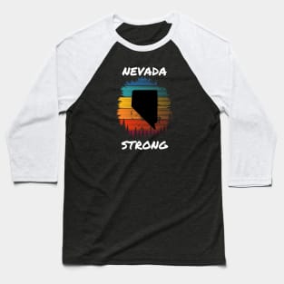Nevada Strong Color Blast Baseball T-Shirt